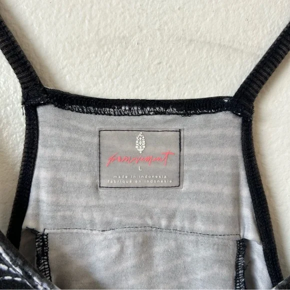 FP Striped Black and White Jumpsuit EUC - Picture 5 of 5